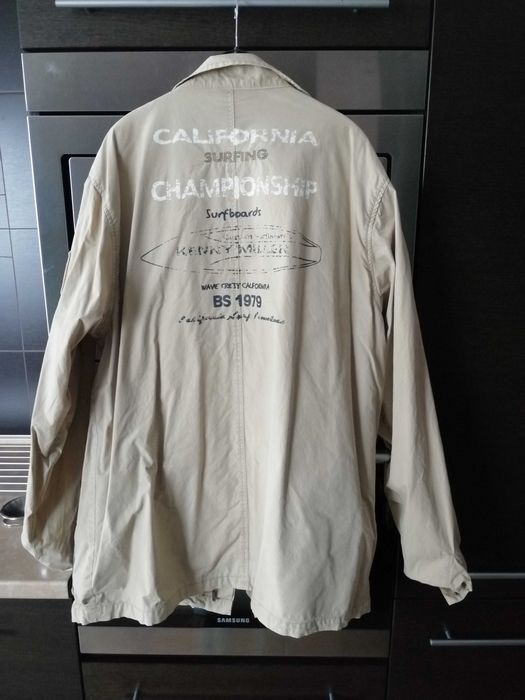 Męska beżowa kurtka przejściowa męska