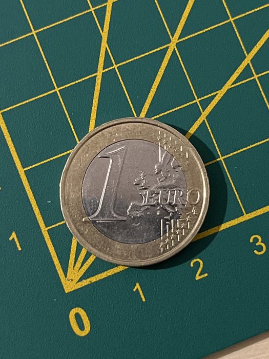 Moeda 1 euro comemorativa Mónaco ano 2022