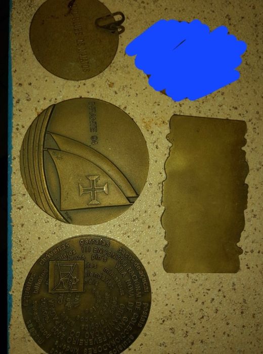 Lote 4 medalhas  variadas