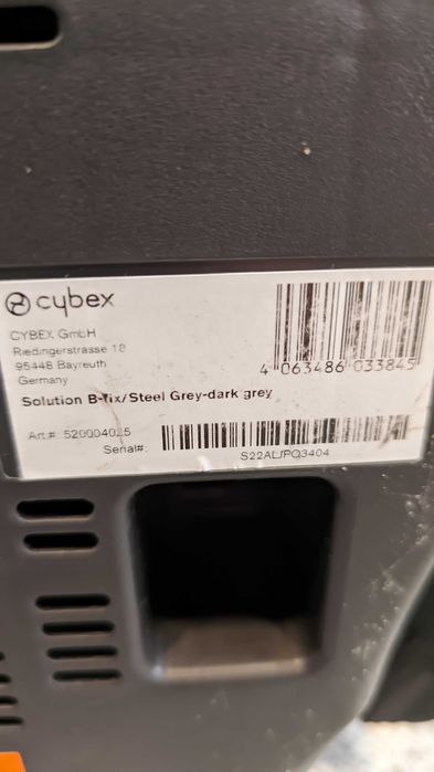 CYBEX Fotelik samochodowy Silver Solution B-Fix (Szary)