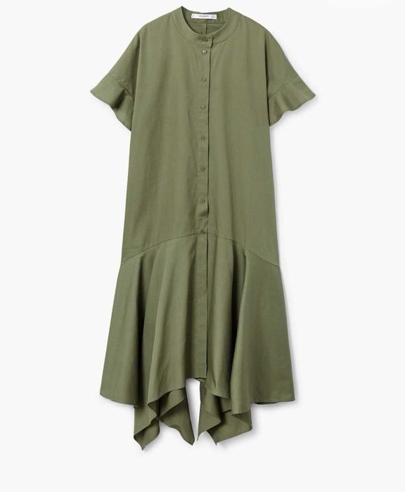 Платье летнее Mango размер Л 100% хлопок