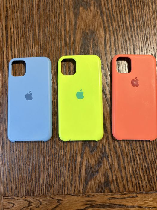 Чехол (3 шт) силіконовий чохол на айфон 11
