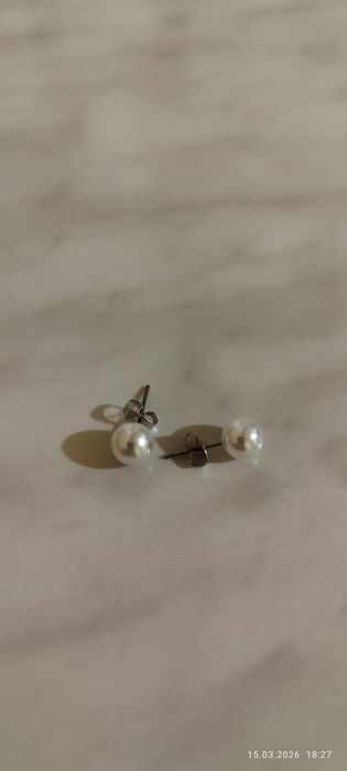 Kolczyki perełki nowe