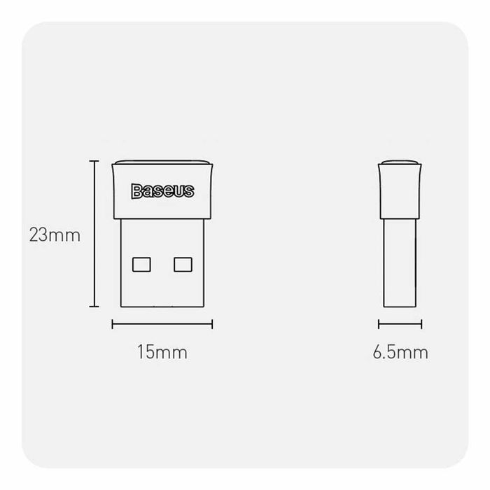 Bluetooth адаптер USB 5.1 Baseus беспроводной блютуз Басеус ЮСБ ПК
