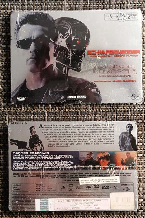 7 DVDs - Ed. Colecionador - Caixa Metálica - Raros - Muito Bom Estado