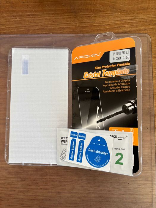 Protetor de Ecrã para iPhone 12 e 12 Pro - 6.1"