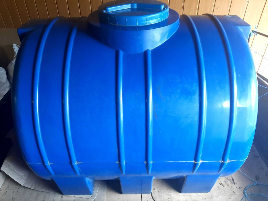 Ємність бочка бак двошарова  харчова горизонтальна 1000 л