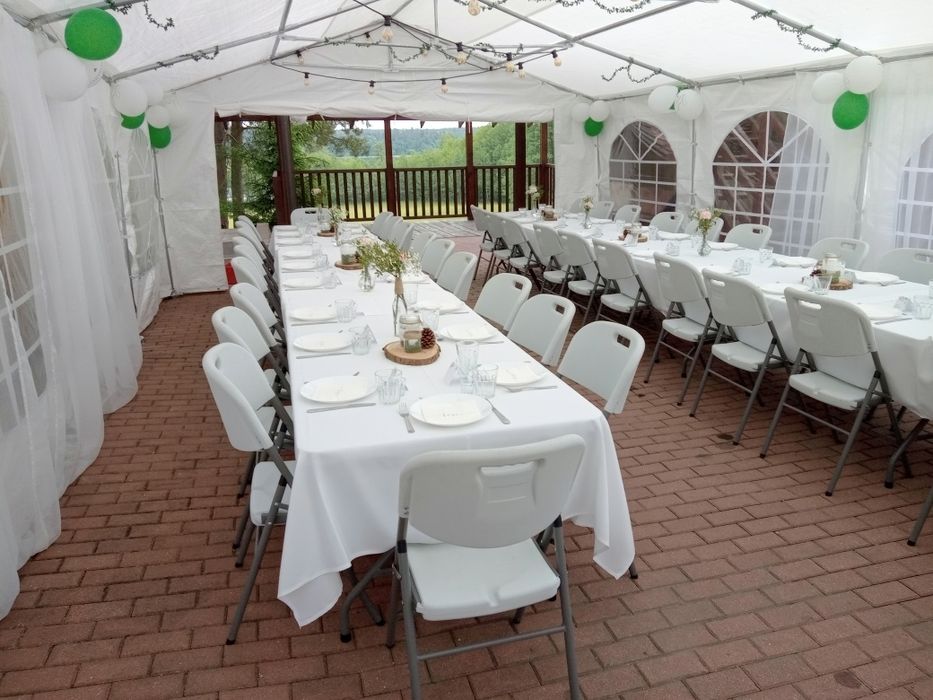 Wynajem namiot imprezowy, barmix, sprzęt gastronomiczny, zastawa,meble