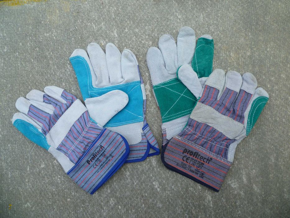 Продам перчатки комбіновані замшеві виготовлені з телячої шкіри.