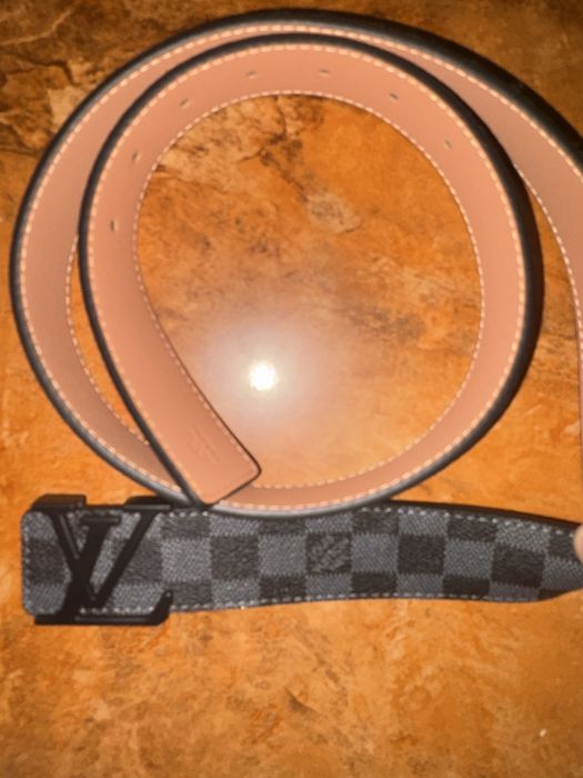 Cinto Louis Vuitton Damier Graphite