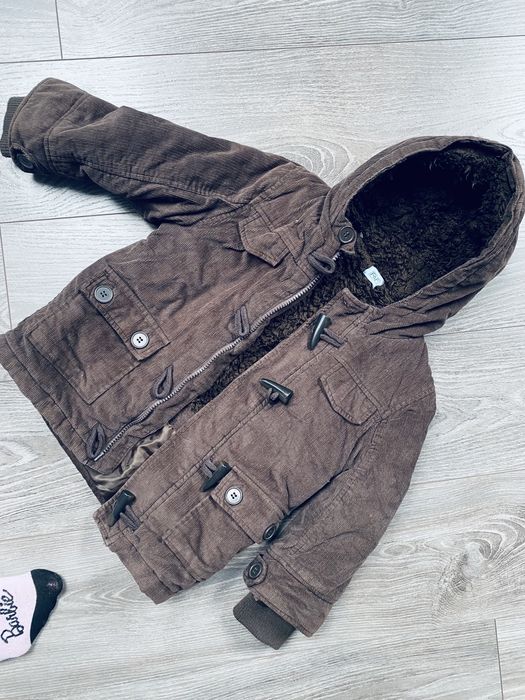 Kurtka zimowa kozuch chlopiec f&f rozm 110