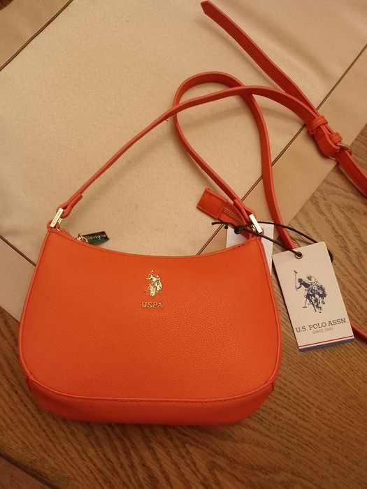 Dzień Matki Dzien Dziecka  Listonoszka USPA Polo w kolorze Słońca, pom