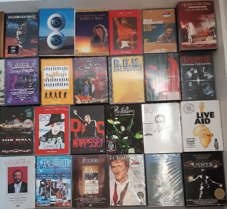 DVD - Bob Marley, Eagles, Enigma, Pink Floyd, REM, Santana, Usher, etc