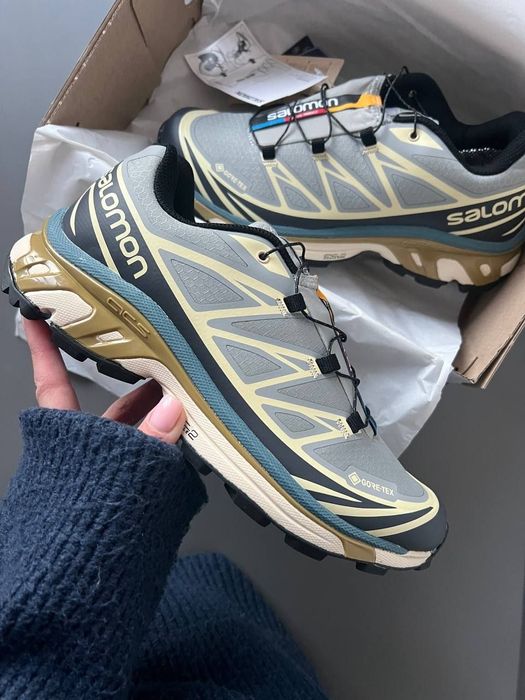 Salomon XT-6 Adv Dover Blue Beige Gore-Tex , кросівки саломон 40 41