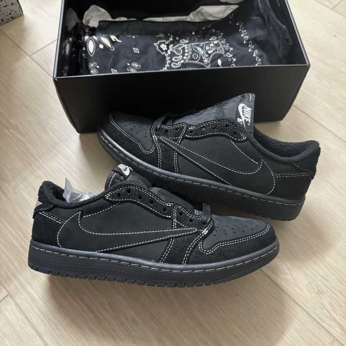 Jordan 1 Retro Low OG SP Travis Scott Black Phantom R.43