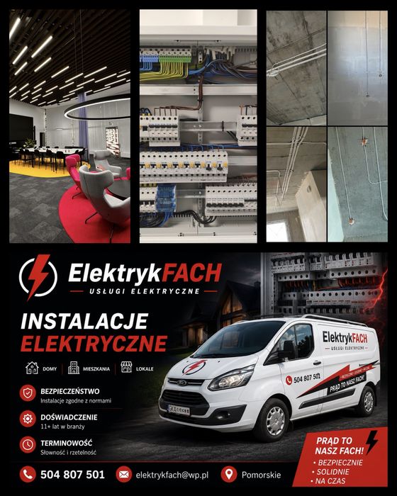 ELEKTRYK | Instalacje Elektryczne Nowe / Remonty | Awarie | Montaż