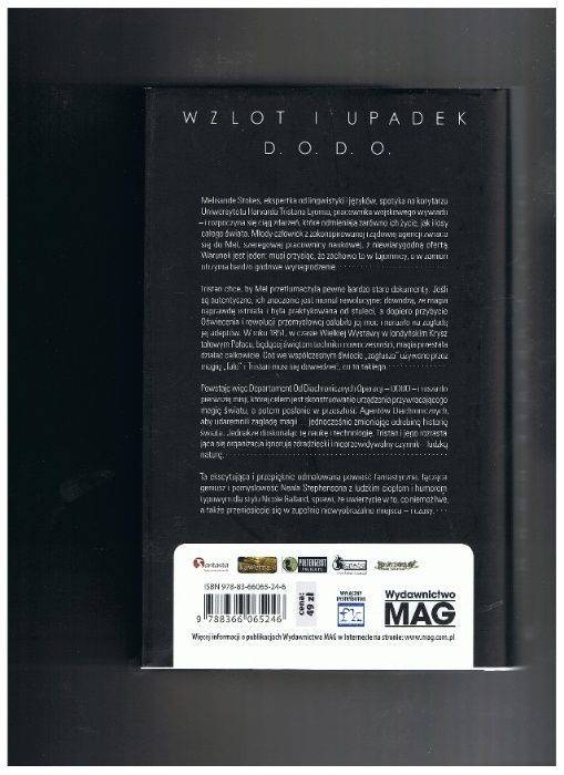 Neal Stephenson, Nicole Galland: Wzlot i Upadek D.O.D.O