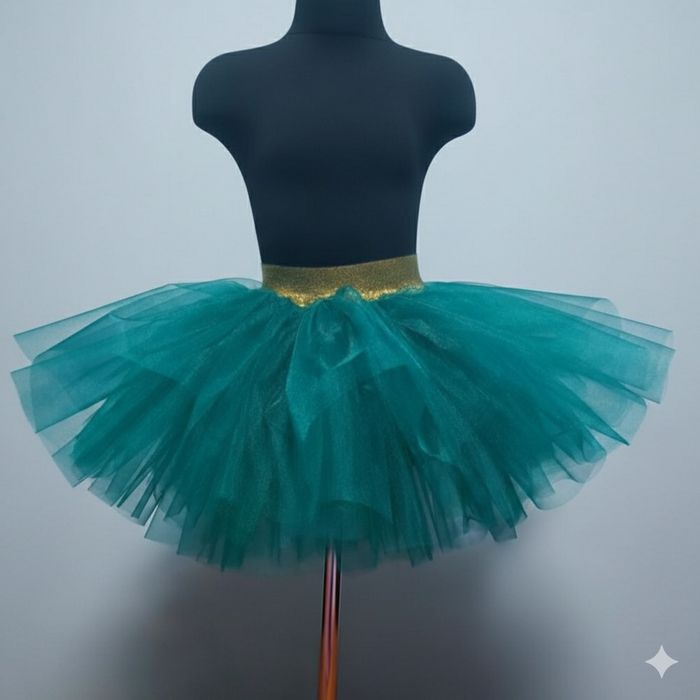 Набір ялинки,костюм елочка,юбка фатин,туту,юбка очень пышная,зелёная