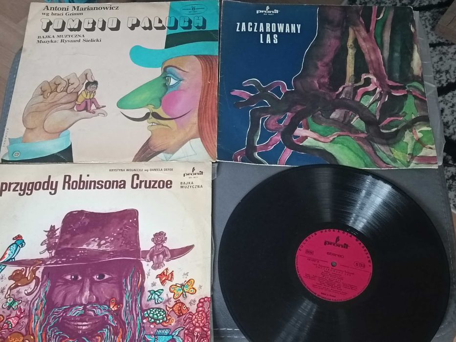 Bajki na płytach winylowych