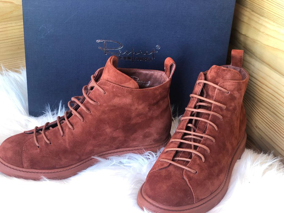 Ботінки натуральна замша respect