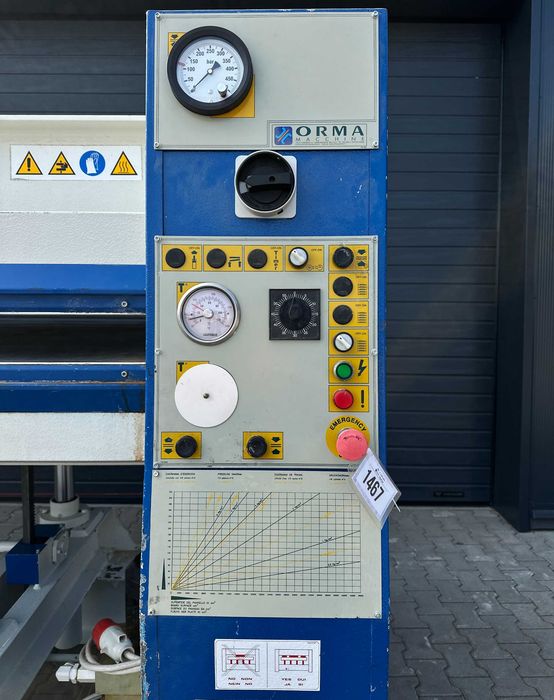 Prasa półkowa ORMA NPC-4-70, półka 250x130 cm | 1467