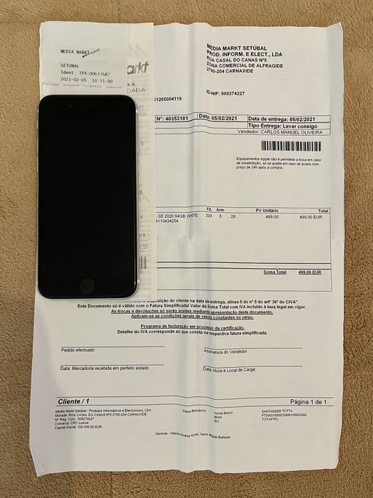 Iphone SE 2020 64GB