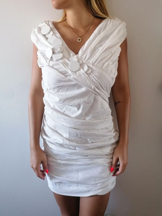 Vestido branco justo L