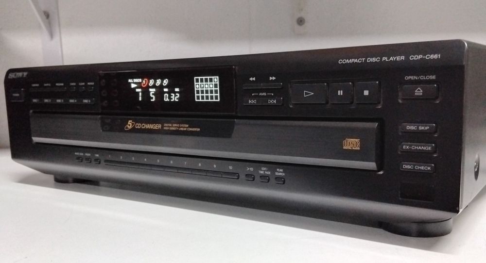 SONY leitor de cd CDP-C661