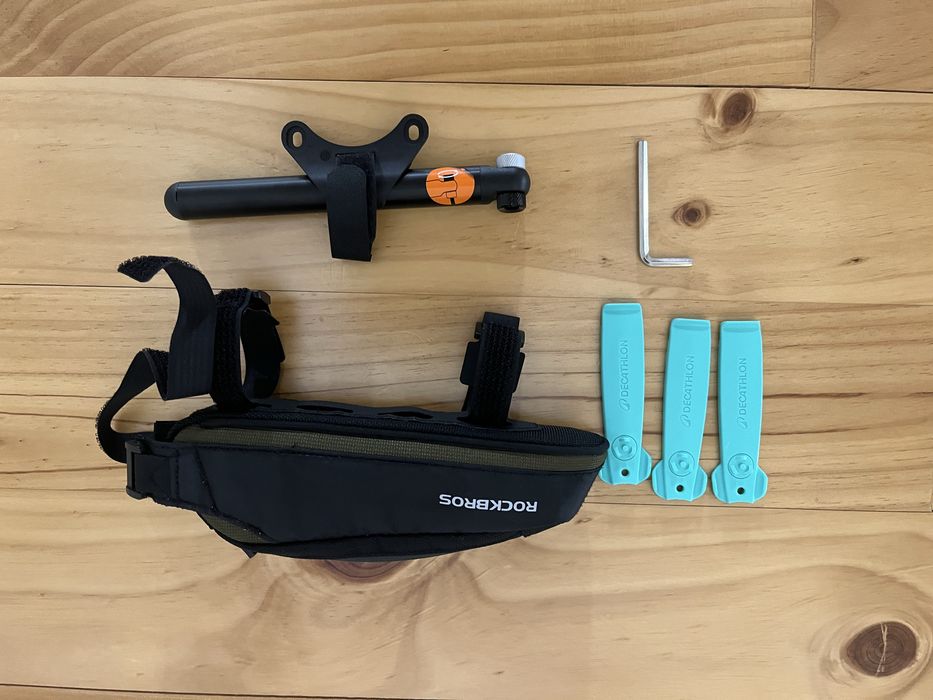 Bolsa e ferramentas para bicicleta