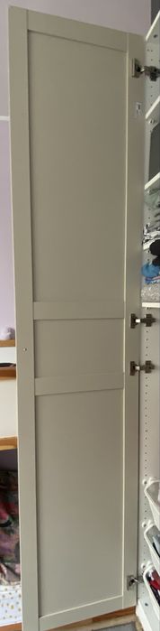 Drzwi flisberget szafa pax jasnobezowy gałka komplement ikea