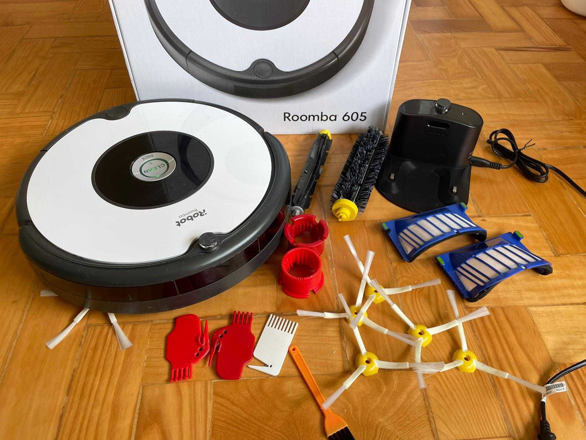 Irobot Roomba 605 aspirador como novo com acess rios extra Areeiro