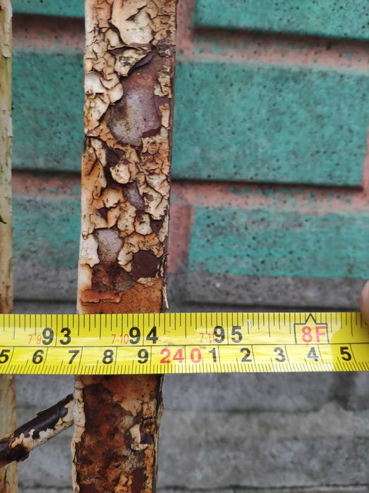 sprzedam kraty stalowe używane