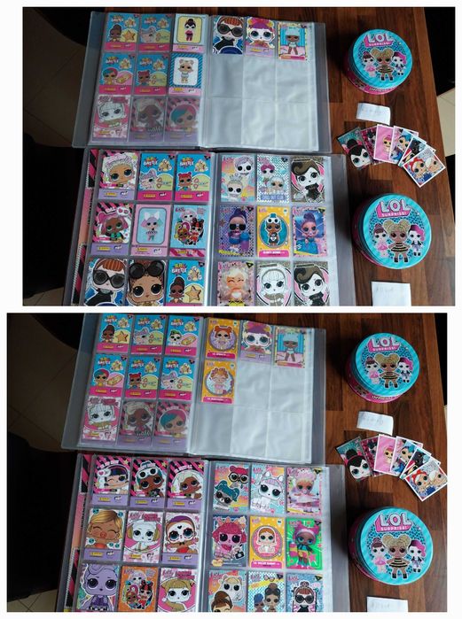 Karty Panini LOL Surprise kolekcja karty albumy puszki