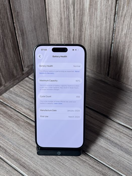 IPhone 15  pro Blue 256gb!!! 3 США!! NEVERLOCK Батарея 90%#3447