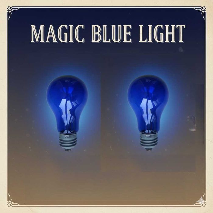 Інфрачервона лампа розжарювання мініна синя лампа (кобальтове скло)