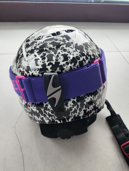 Kask Blizard rozmiar S plus gogle narciarskie
