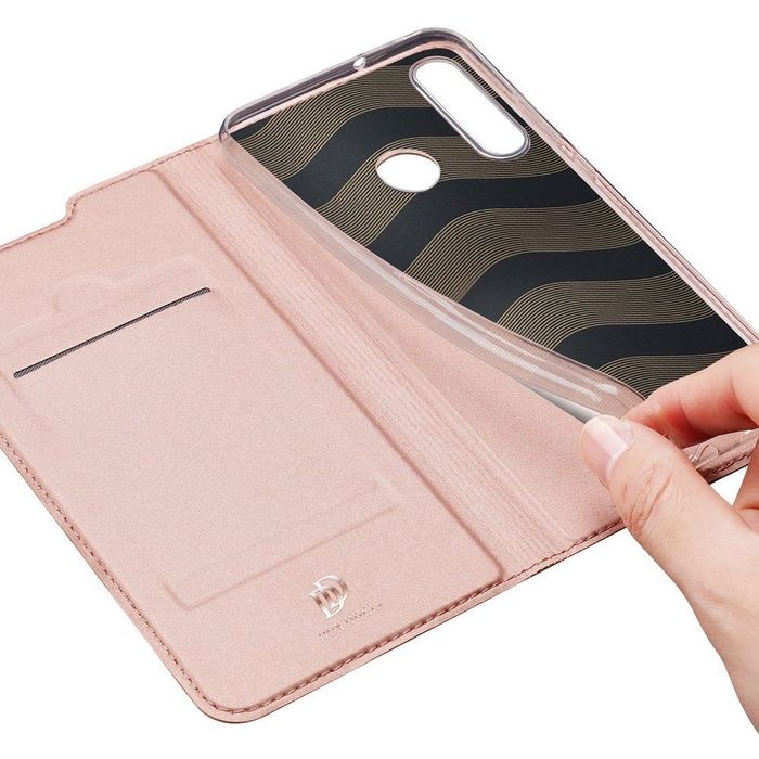Etui Dux Ducis Skin Pro Z Klapką Do Huawei P40 Lite E Różowy