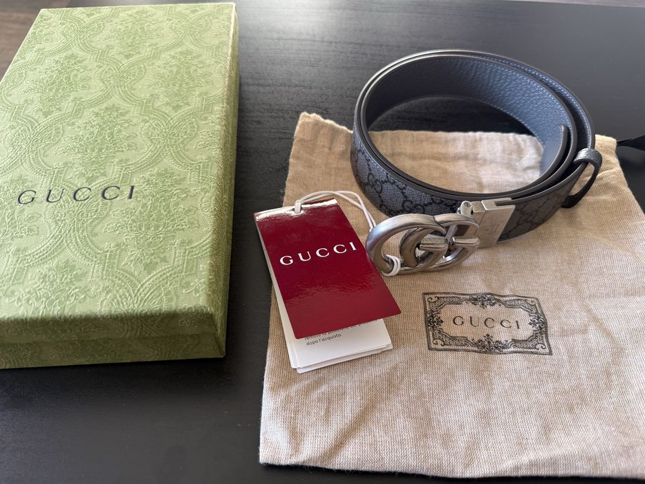 Pasek Gucci - Reversible GG Marmont