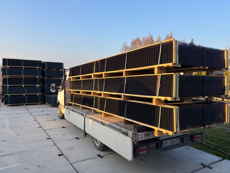 Komplet ogrodzenie panelowe 153cm + podmurówka 51zł/mb