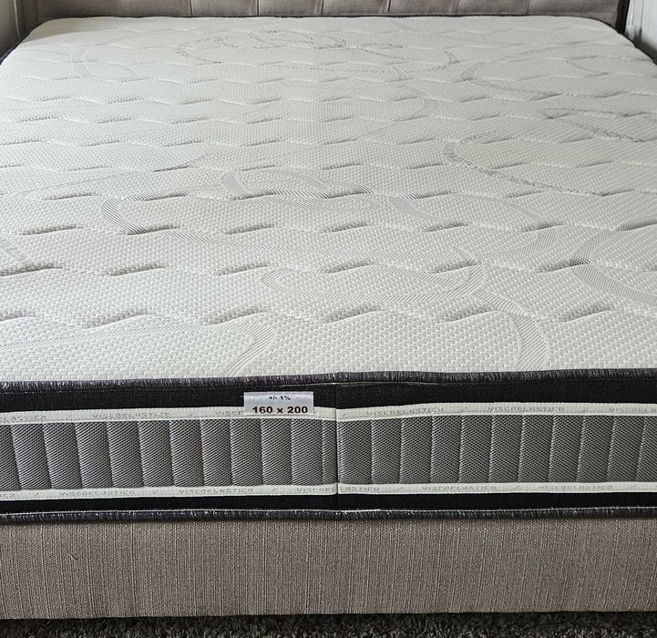 Colchão Lusocolchão 160x200 Molas + Viscoelastico Cama