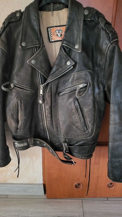 Kurtka motocyklowa z naturalnej skóy.Męska.