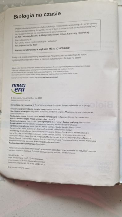 Biologia na czasie klasa 2