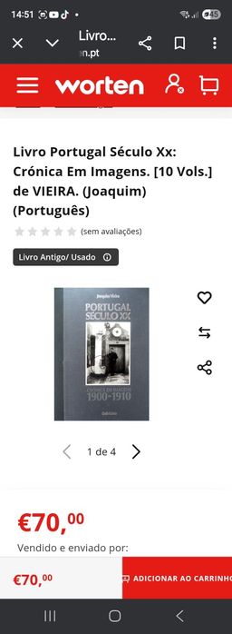 Coleção de livros novos portugal sec xx