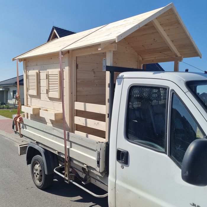 DUŻE domki drewniane dla dzieci