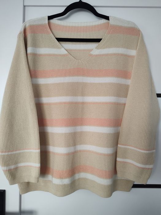 Sweter w paski r. 40