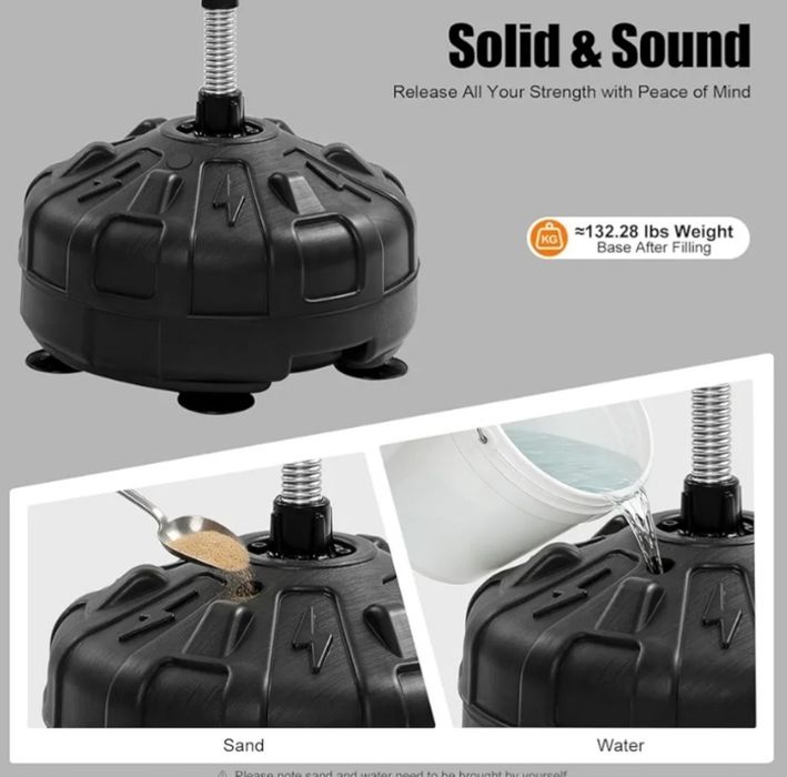 Saco de boxe em pé, saco de boxe para adultos, ajustável, para adultos