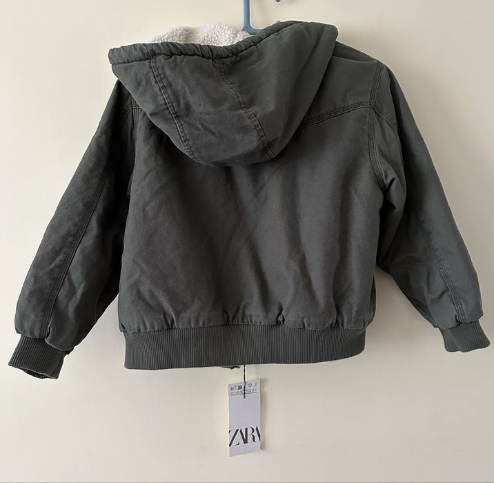 Куртка утеплена Zara 130 зріст, хакі