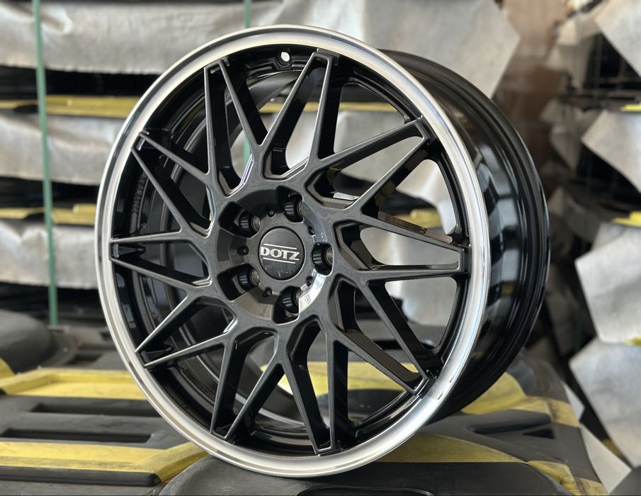 NOWE ORYGINALNE felgi aluminiowe DOTZ TANAKA DARK POLISHED LIP 18” | 5x108 | 8J | ET45 | MADE IN GERMANY