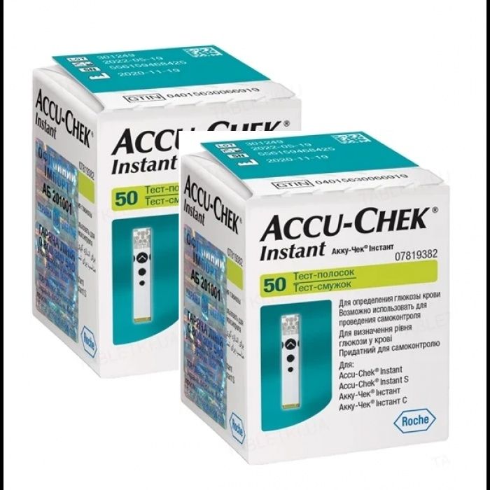 Продам тест-полоски Accu-Chek Instant 05.2027г.