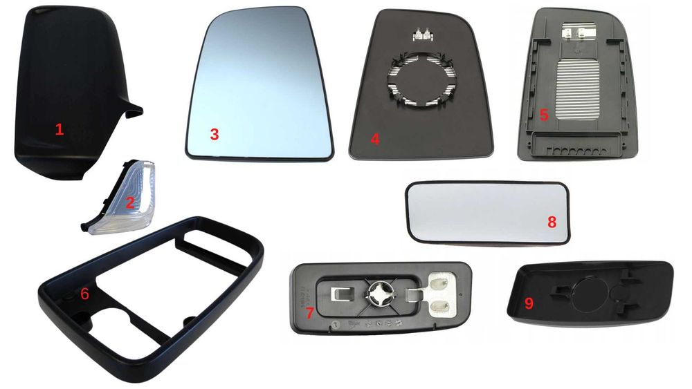 Зеркало Поворот в зеркало Корпус зеркала Sprinter Crafter